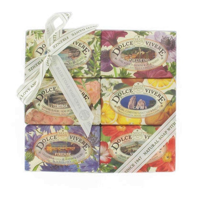Afbeelding laden in galerijviewer, Nesti dante dolce vivere geschenkset zeep 6x150gr.
