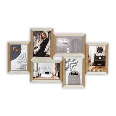 Load image into Gallery viewer, Zep Fotolijst DN697W Vercelli White 6x 10x15 cm
