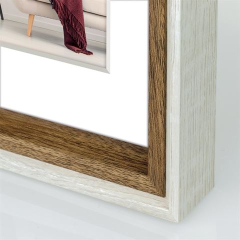Load image into Gallery viewer, Zep Fotolijst DN730W Palmi White 20x20 30x30 cm
