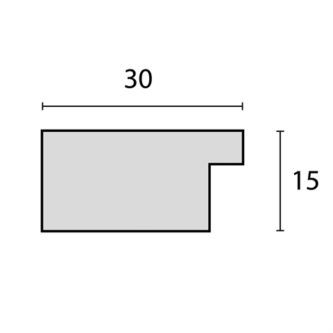 Zep fotolijst v21181 nelson 1 black 18x24 cm