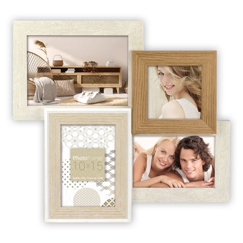 Load image into Gallery viewer, Zep fotolijst zd843 desio voor 4 foto's
