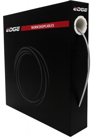 Edge rem buitenkabel ø5mm 30 meter met teflon voering - zilver