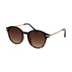 Spectrum zonnebril rond half tortoise zwart dames