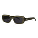 Spectrum zonnebril trendy rechhoek groen smoke glas dames