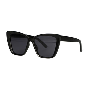 Spectrum zonnebril statement vlinder zwart smoke glas dames