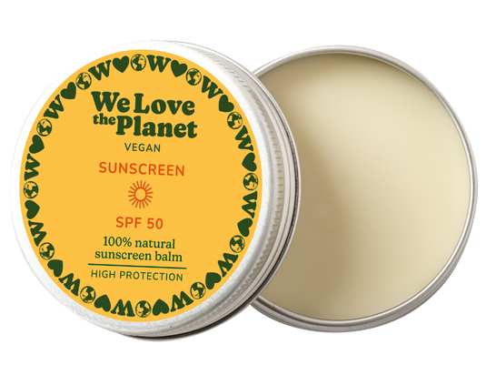 We love the planet zonnebrand - blik - spf50 - vegan - 35g