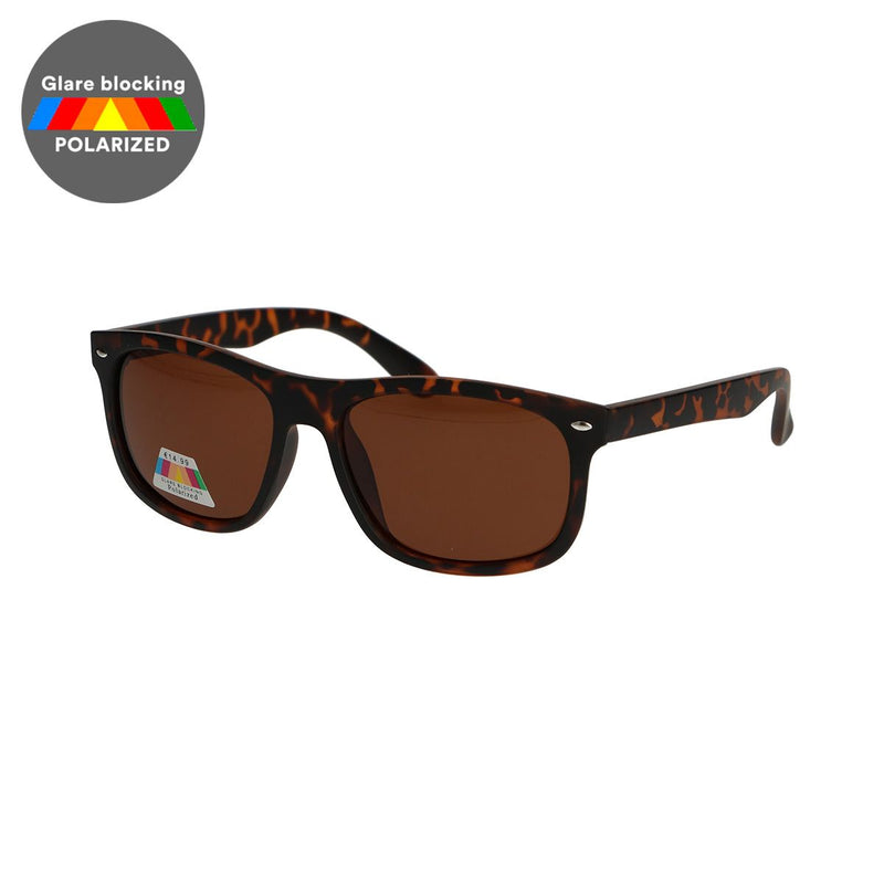Chargez l'image dans la visionneuse de la galerie, Spectrum polarized zonnebril tortoise bruin dames
