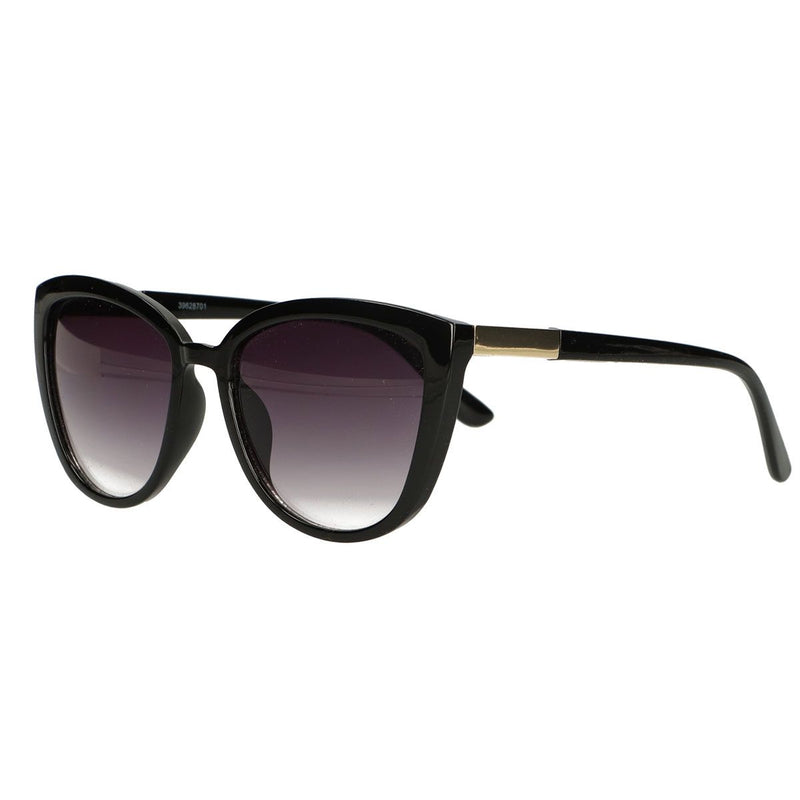 Afbeelding laden in galerijviewer, Spectrum polarized zonnebril cate eye zwart smoke glas dames
