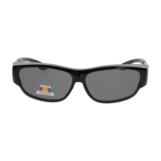 Spectrum polarized overzet zonnebril zwart