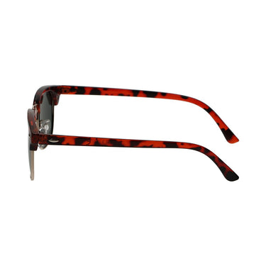 Spectrum polarized zonnebril club vierkant havana goud groen unisex