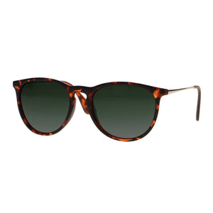 Spectrum zonnebril tortoise goud groen glas unisex