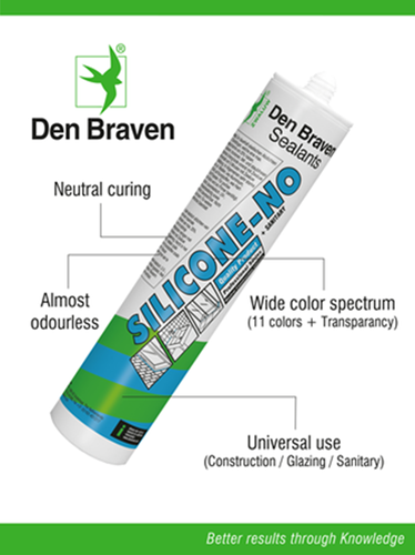 Den braven zwaluw siliconenkit-no 310ml zilvergrijs - 10706701