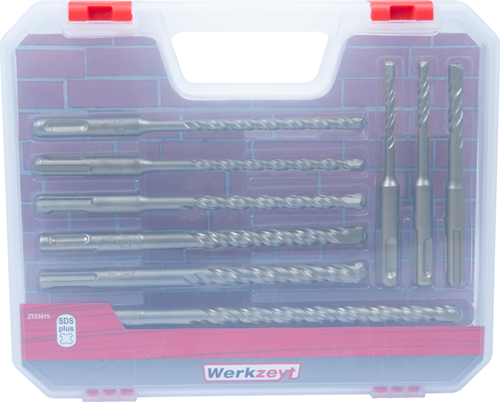 Load image into Gallery viewer, Werkzeyt set boren sds+ 10dlg - zy23415
