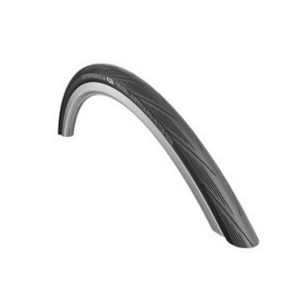 Schwalbe lugano ii (k-guard), zwart zonder reflectie, etrto 23-622