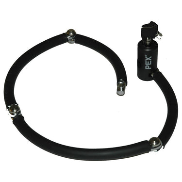 Pex scharnierarm slot zwart 72cm