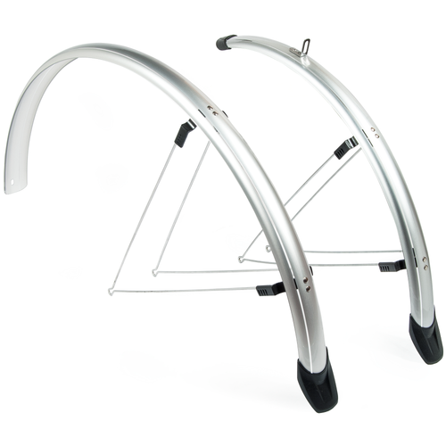 Eurofender spatbordenset sporty 26 inch 58 mm zilver