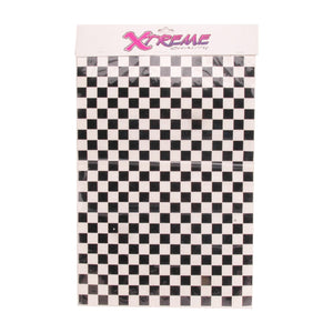 Diverse stickerset blokvlag carbon