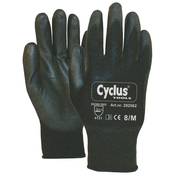 Cycplus cyclus 7292562 montagehandschoenen medium maat 8 rand geel