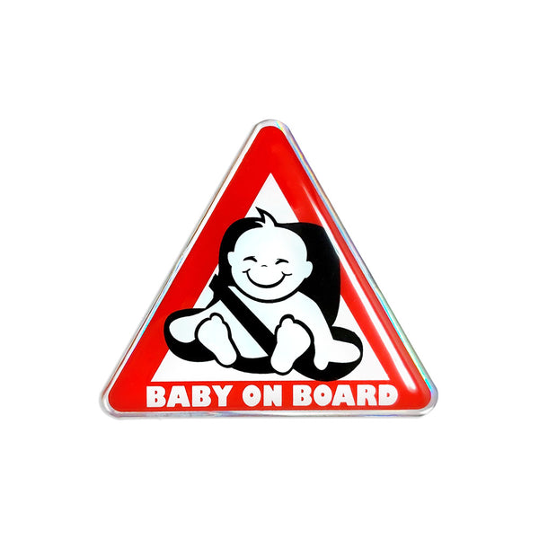 Baby on board in stoel 3D sticker