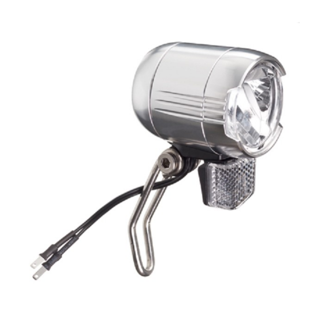 BJ0405A Koplamp E-Bike Zilver