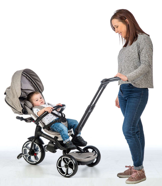 Qplay Driewieler Prime 4 in 1 Jongens en Meisjes Blauw