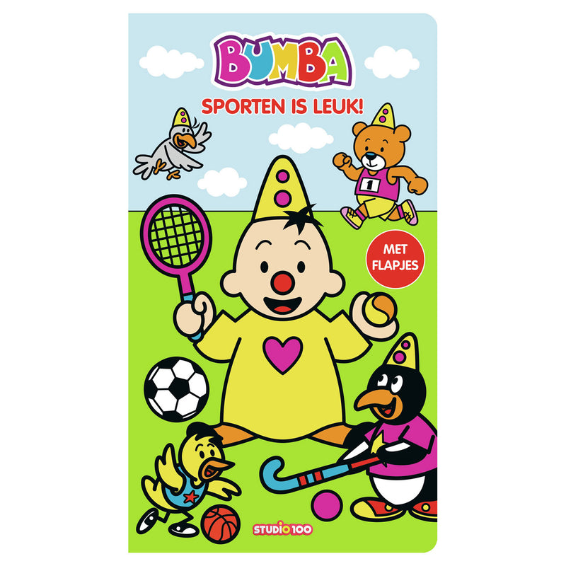 Load image into Gallery viewer, Studio 100 Kartonboek met flapjes Sporten is Leuk!
