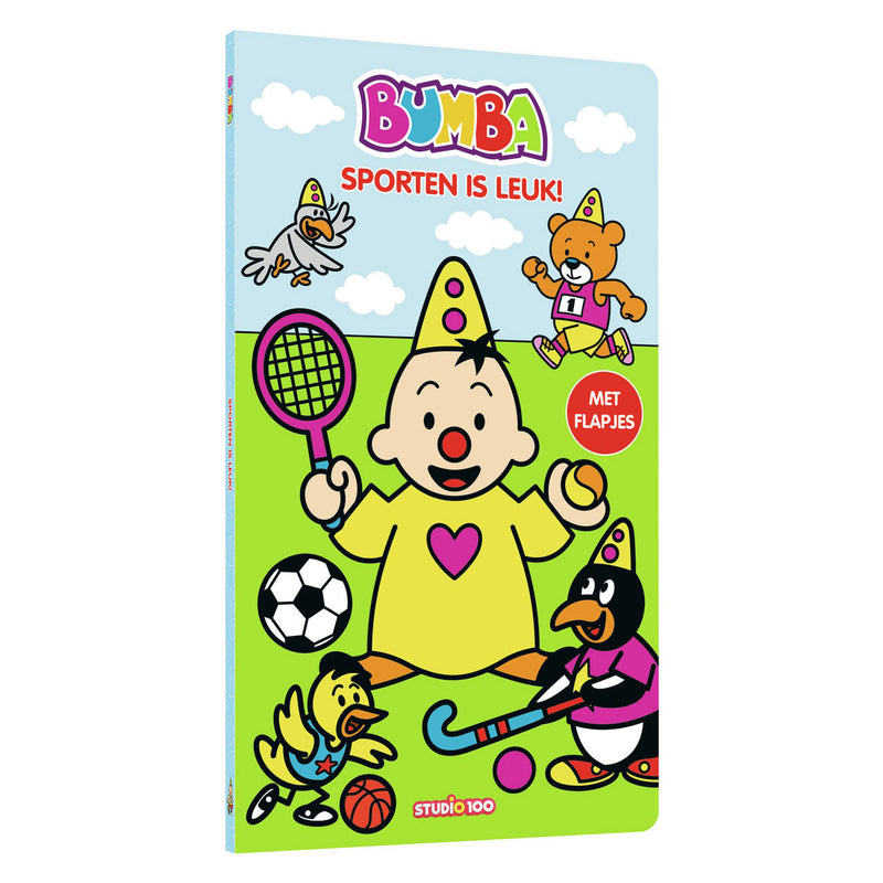 Load image into Gallery viewer, Studio 100 Kartonboek met flapjes Sporten is Leuk!
