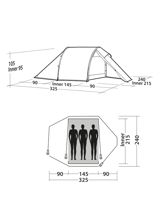 Load image into Gallery viewer, Easy Camp Vega 300 Compact tent
