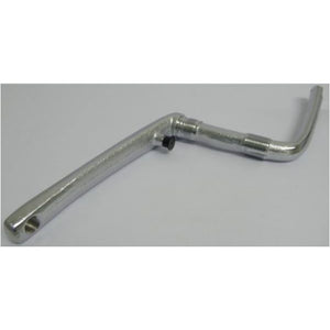 Bmx crank one piece zilver