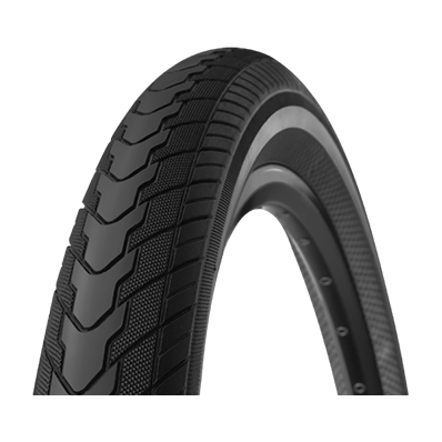 Duro besv easy ride buitenband 20x1.95 50-406 zwart reflectie