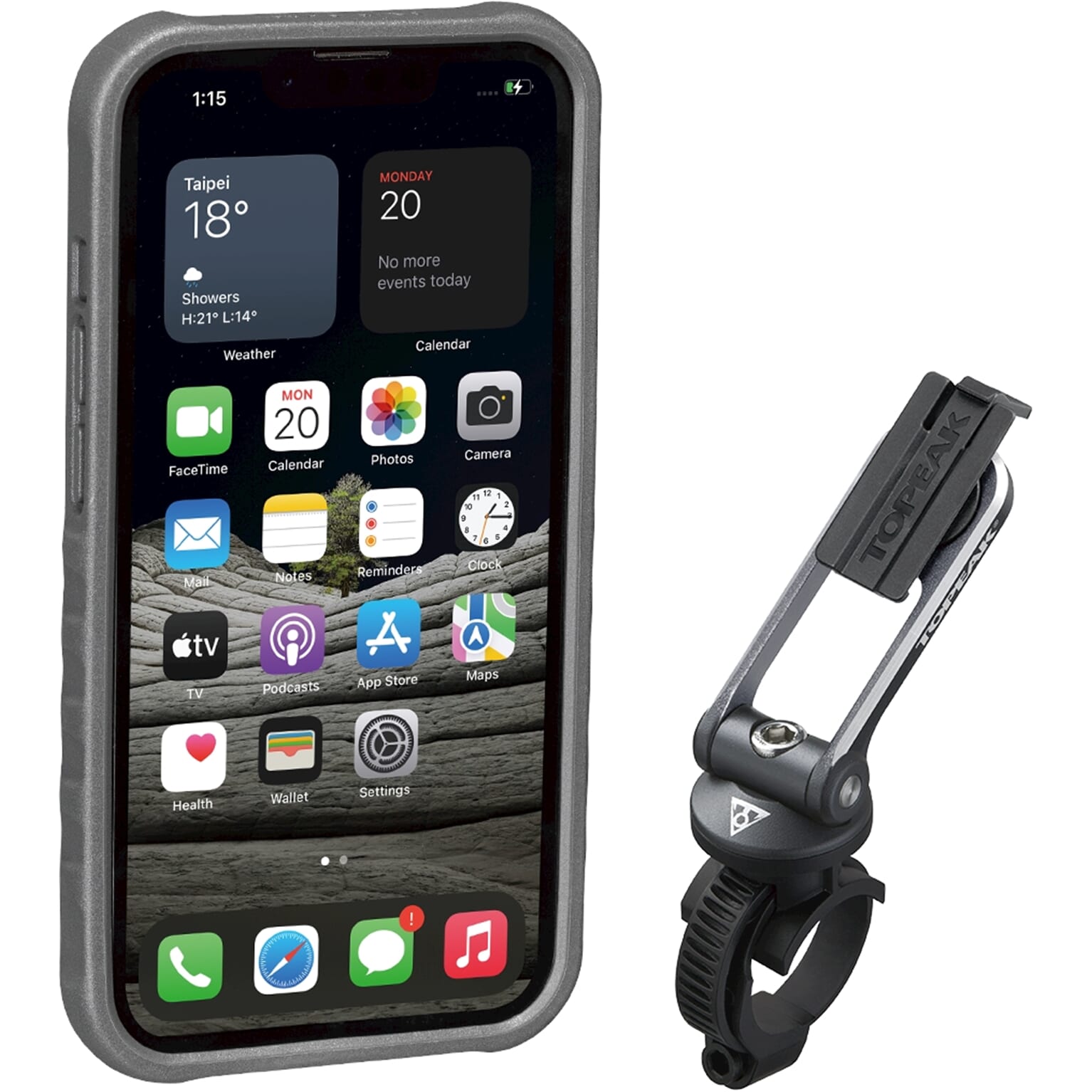 Topeak RideCase iPhone 13 Pro incl. bevestiging