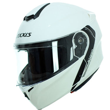 Axxis helm storm solid glans wit l