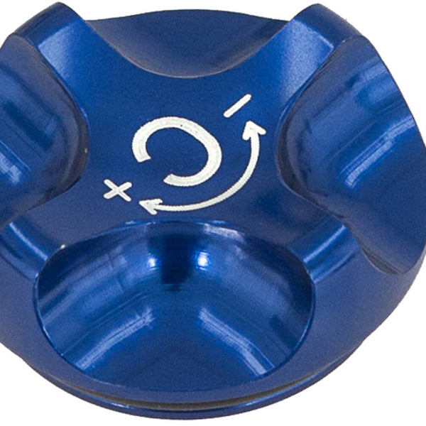 Sr suntour - instel knop rebound blauw rc fke441 2 stuks