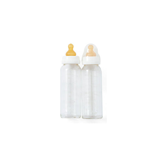 Hevea Glazen zuigflessen 240ml