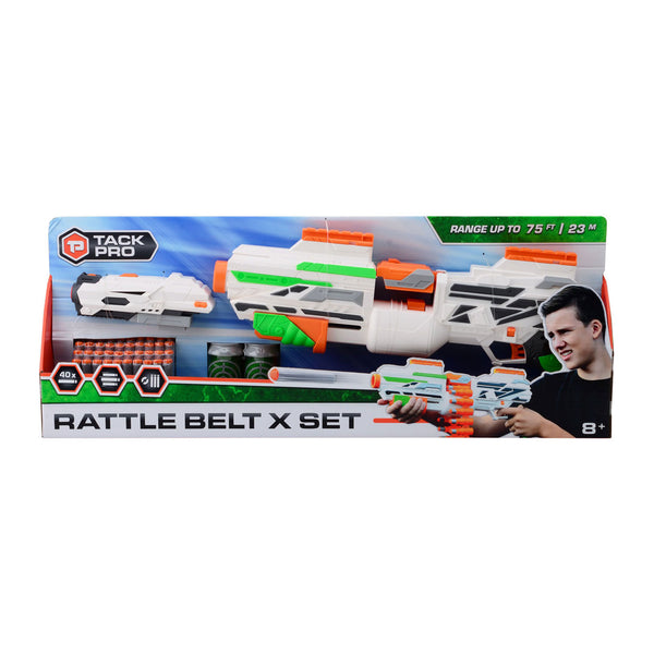 Tack Pro Rattle Belt X Set met 40 darts en accessoires