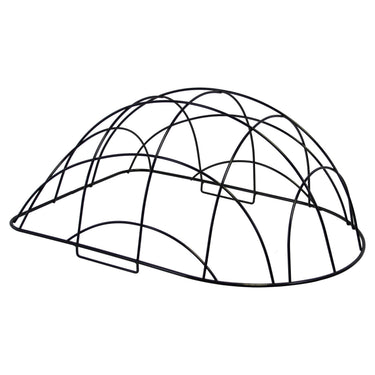 Qtcycletech qt cycle tech hondenmand koepel staal zwart 40x31x18 cm 2007380