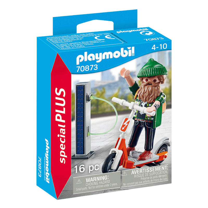 Load image into Gallery viewer, Playmobil Specials Hipster met E-Scooter 70873
