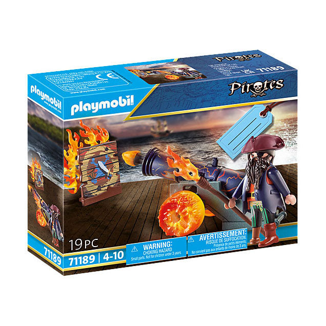 Load image into Gallery viewer, Playmobil Pirates 71189 Piraat met kanon
