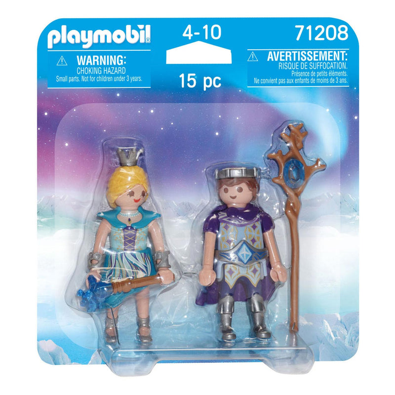 Load image into Gallery viewer, Playmobil Duopack Ijsprinses en Ijsprins 71208
