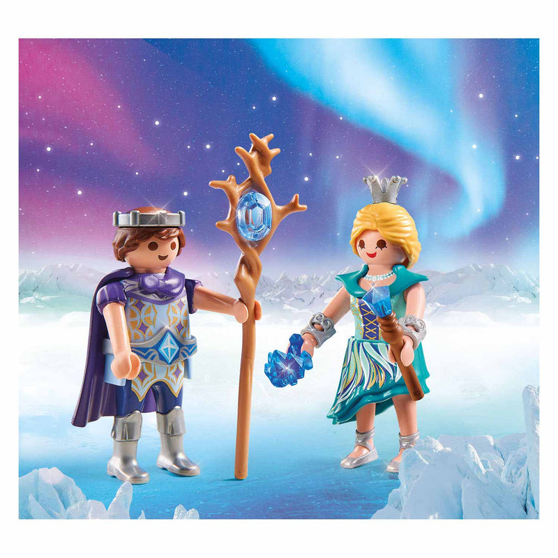 Load image into Gallery viewer, Playmobil Duopack Ijsprinses en Ijsprins 71208
