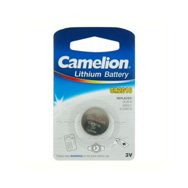 Camelion knoopcel CR-2016  Lithium per stuk (hangverpakking)