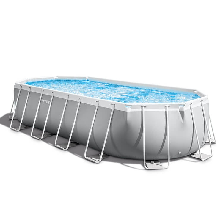 Load image into Gallery viewer, Intex Prism Oval Frame zwembad 610 x 305 x 122 cm
