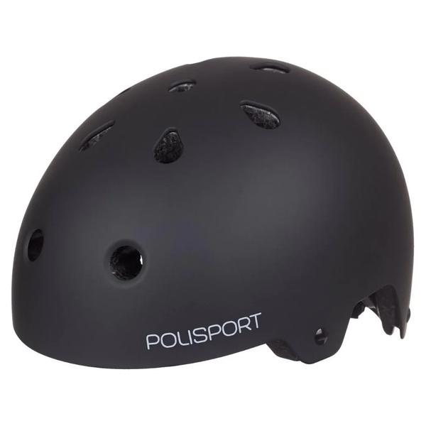 Polisport Urban Helm. maat: L (59 61 cm), kleur: Zwart Mat.
