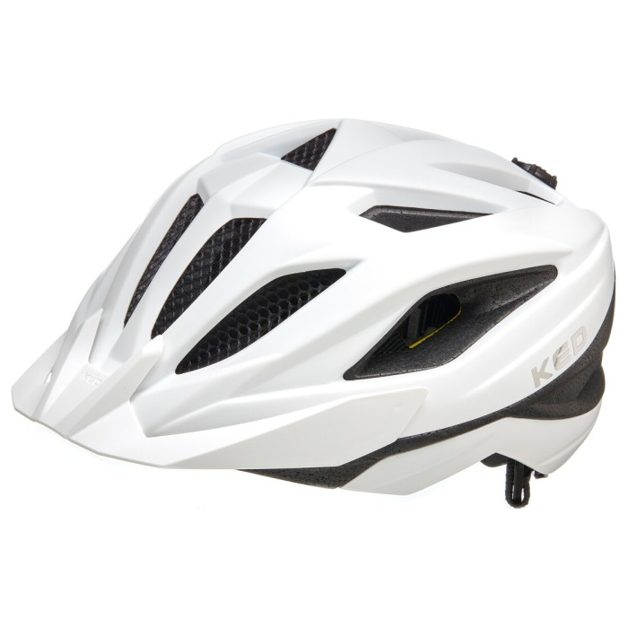 Load image into Gallery viewer, Ked Fietshelm Street Jr. Mips M (53-58 cm) Wit
