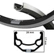 Ryde velg zac 19 mat zwart 26 inch 32 gaats 14g