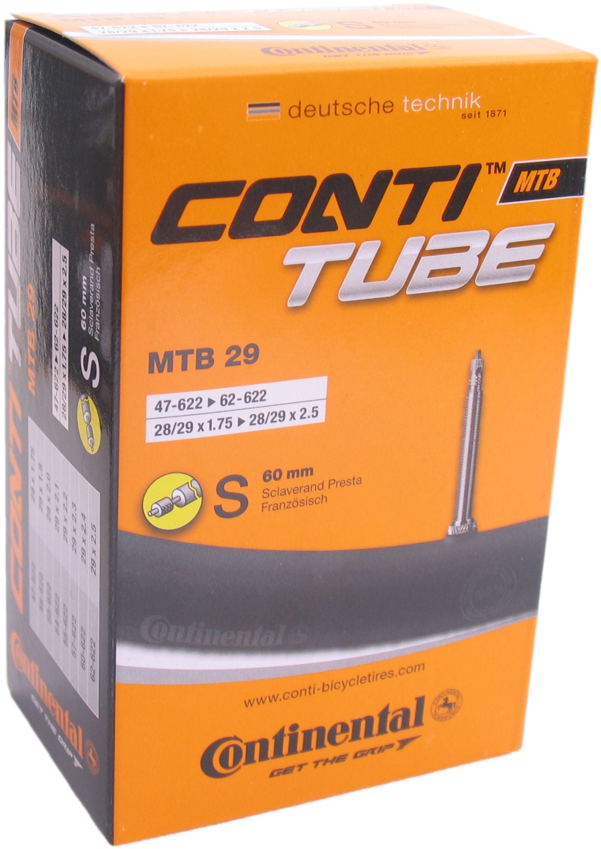 Continental bnb MTB 29 x 1.75 - 2.50 fv 60mm