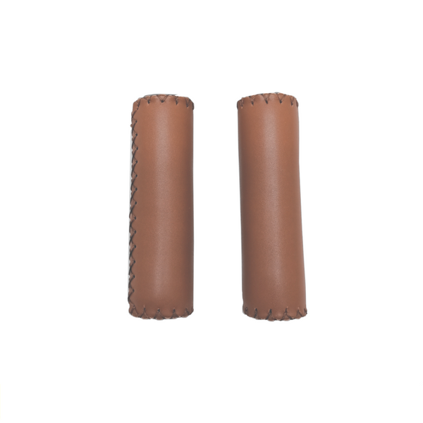 FALKX Brown Sugar handvatten bruin leer per paar (import).lengte: 125 125mm