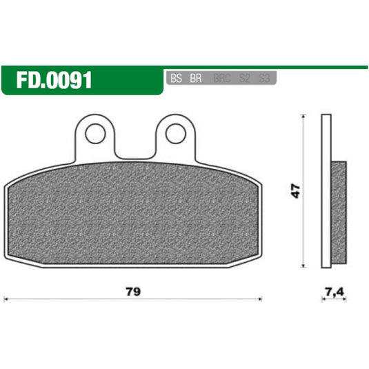 Newfren remblokset fd0091