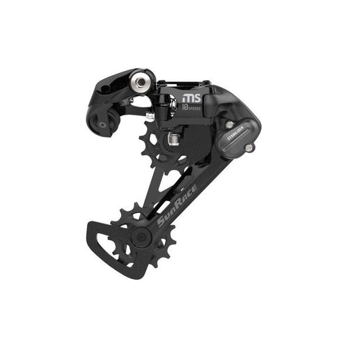 Achterderailleur sunrace 10-speed | ms100 | zwart.