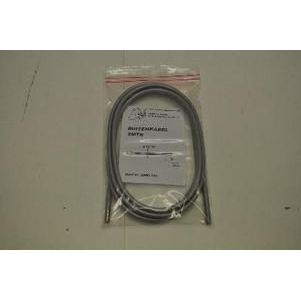 Buitenkabel slurf 2.00m zilver